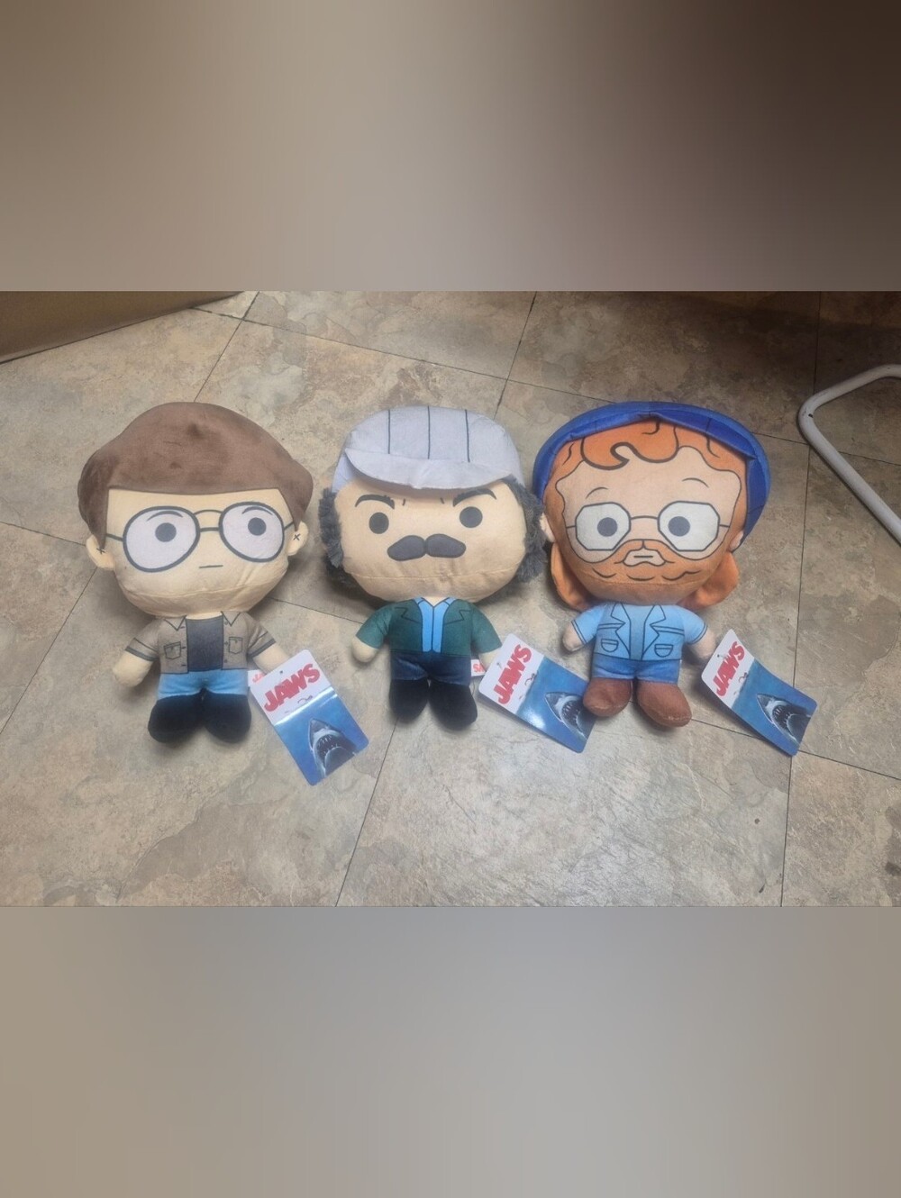 JAWS Movie Plush Doll Lot of 3 10” Characters Universal Studios w/ Tags